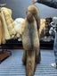 Women's Natural Brown Fur Long Coat - Natural Brown